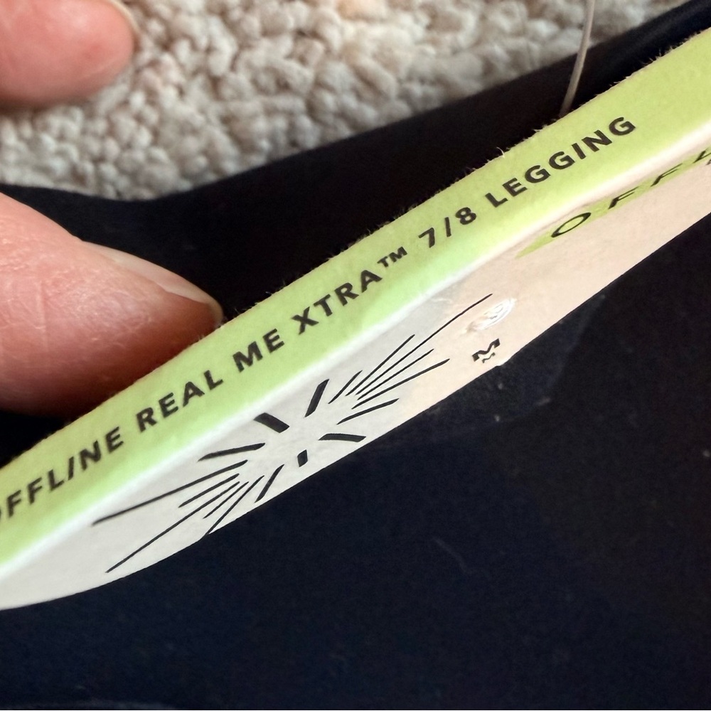 Aerie Black 7/8 Legging